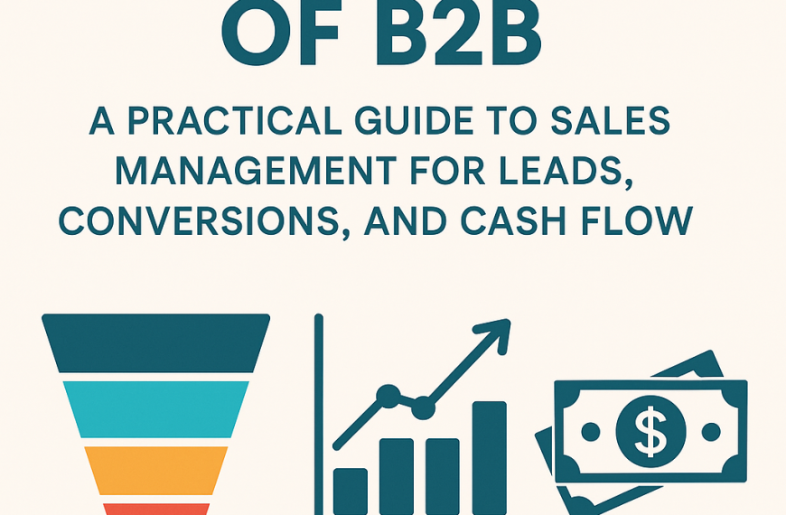The Lifeline of B2B: A Practical Guide to Sales Management for Leads, Conversion, and Cash Flow