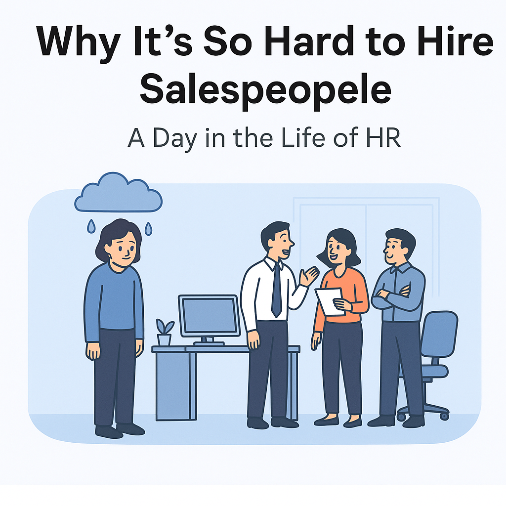 Why Can’t I Hire Salespeople? And Why I’m Starting to Avoid Eye Contact with My Boss.