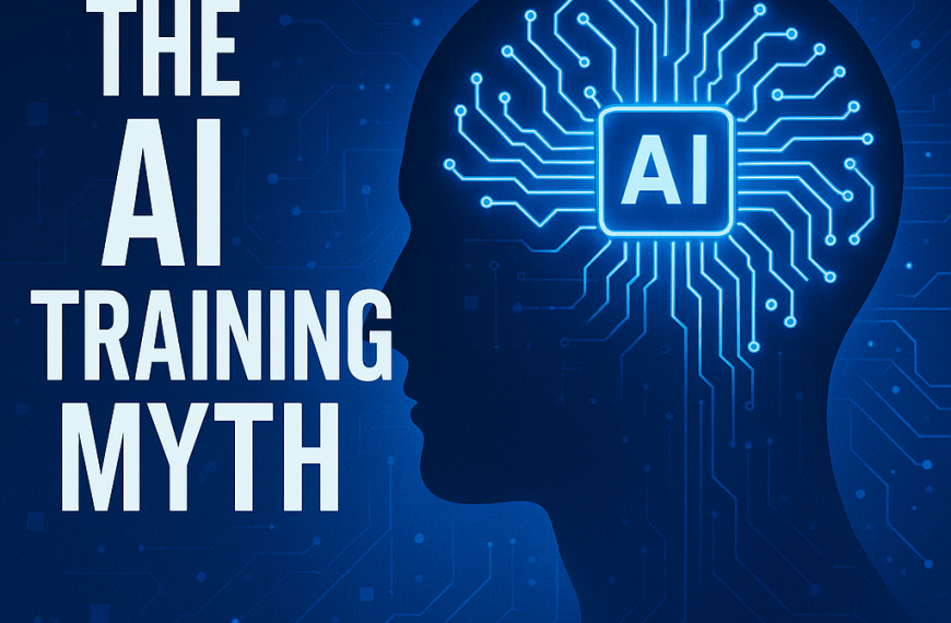 The AI Training Myth: A Dumbed-Down Game Orchestrated by Capital and SaaS Vendors